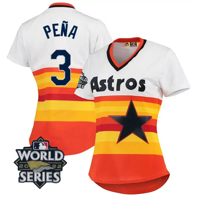 Personalized Jeremy pea houston astros 2022 world series white home cooperstown collection player jersey all stitched 3543