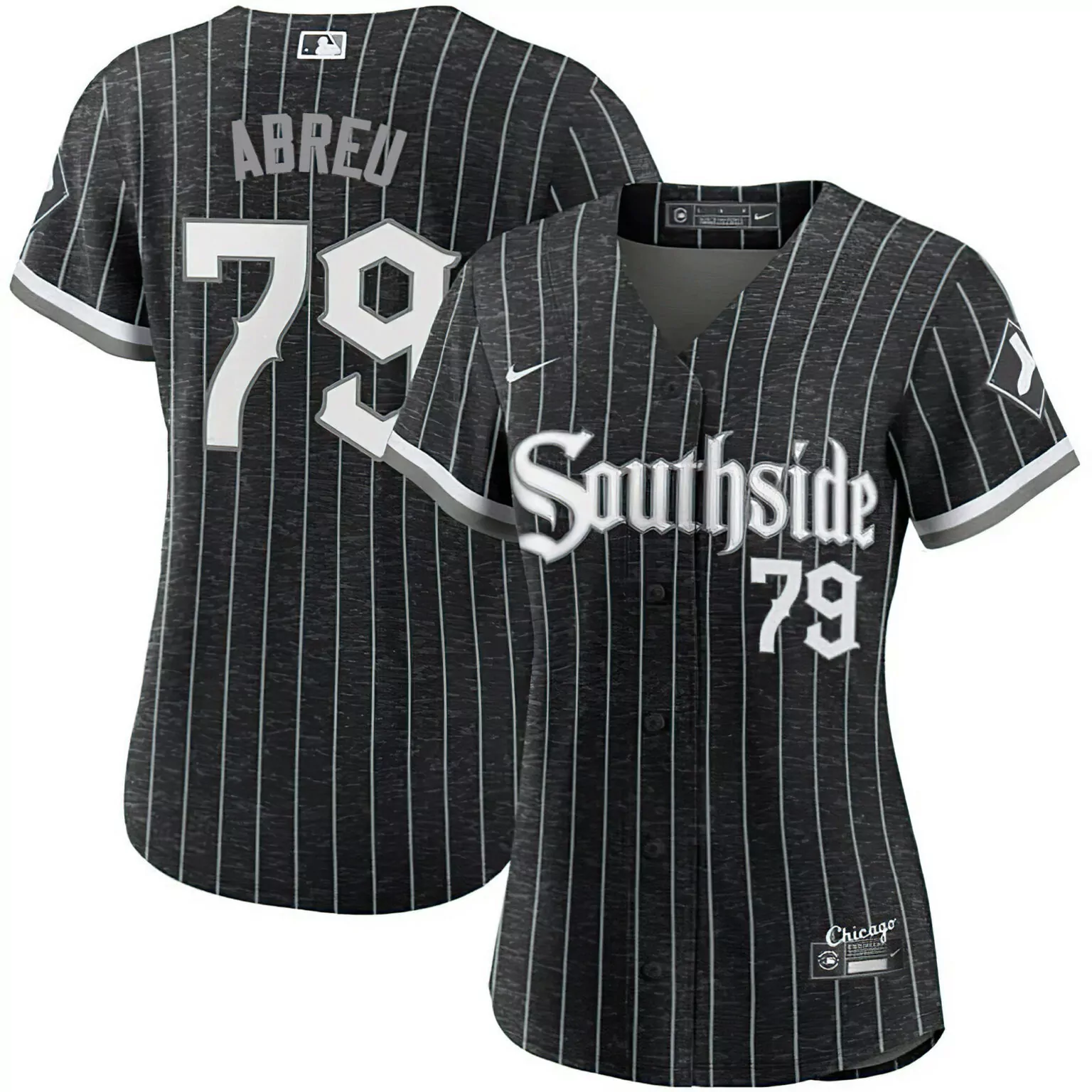 Custom Jos abreu chicago white sox city connect southside jersey stitched 3541