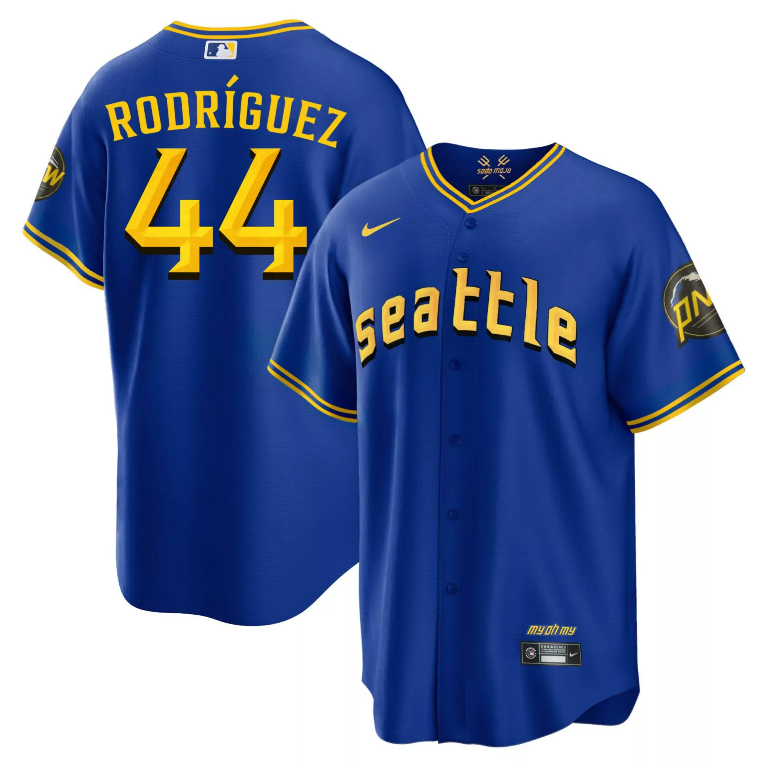 Customizable Julio rodriguez seattle mariners 2023 city connect fan made edition jersey all stitched 1105