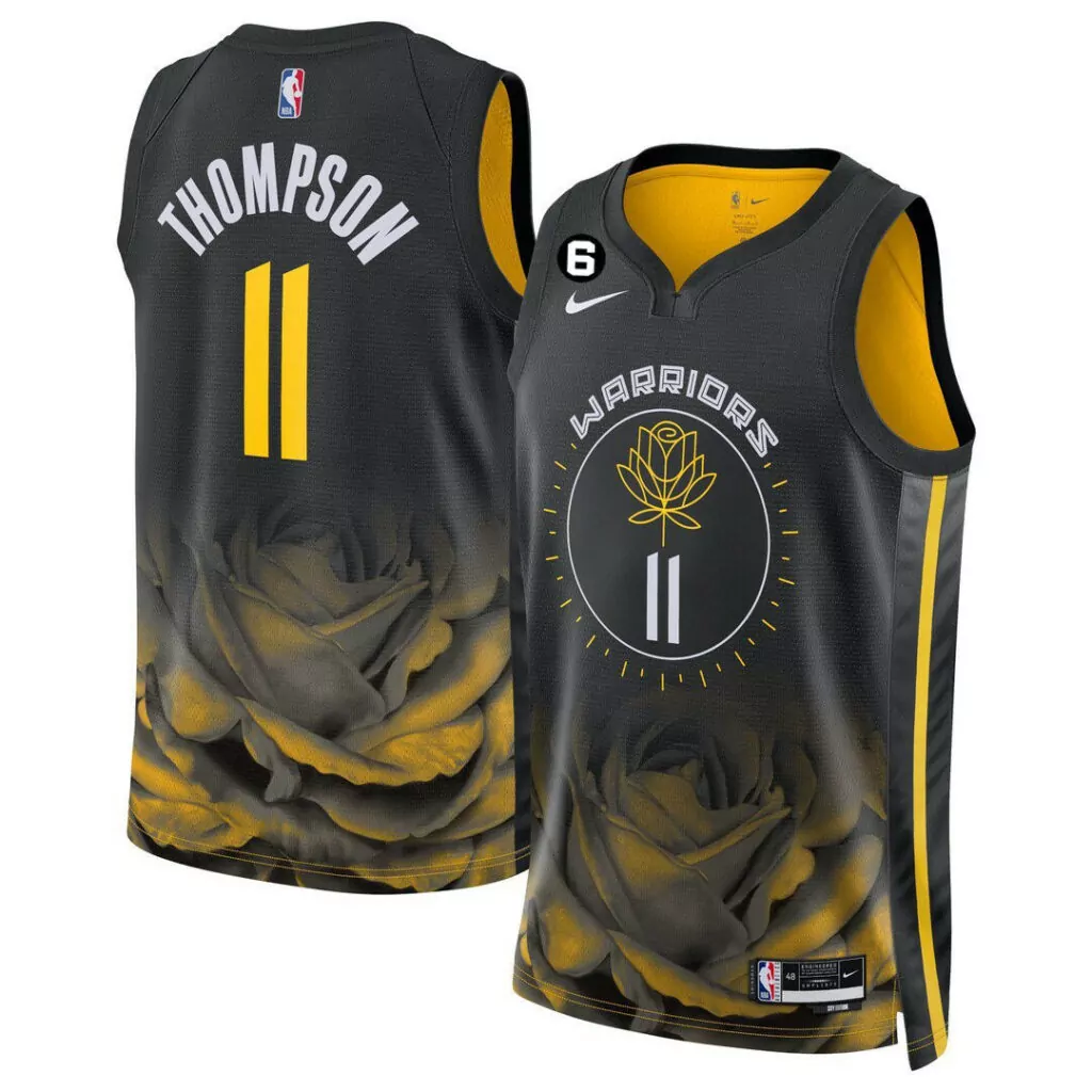 Customizable Klay thompson golden state warriors 202223 players jersey city edition all stitched 7327