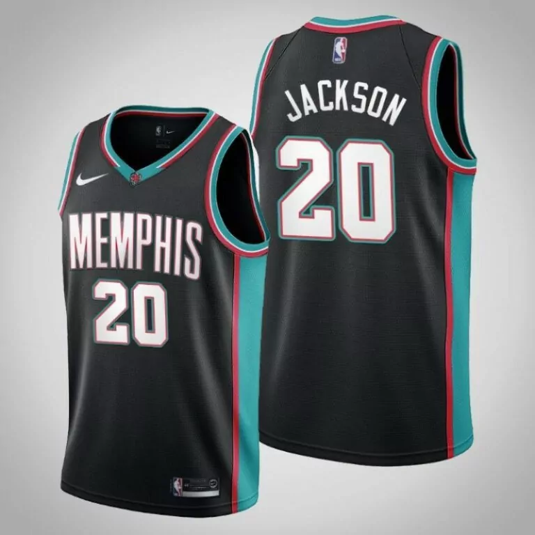 Customizable Memphis grizzlies josh jackson 20 2020 nba new arrival black jersey 4407