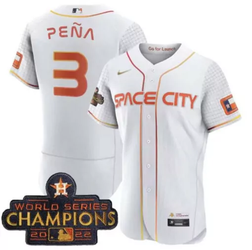 Customizable Mens houston astros white custom with 2022 world serise champions patch stitched jersey 1253