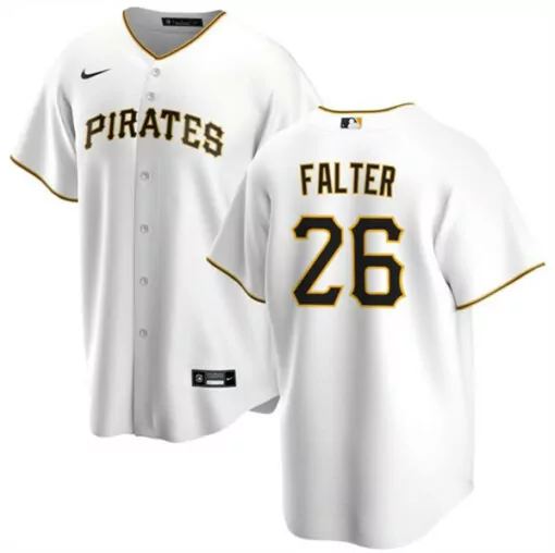 Customizable Mens pittsburgh pirates 26 bailey falter white cool base baseball stitched jersey 5232