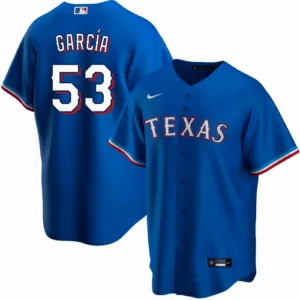Customizable Mens texas rangers 53 adolis garcia blue cool base stitched jersey 6735