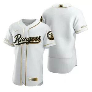 Customizable Mens texas rangers blank 2020 white golden flex base stitched jersey 6449