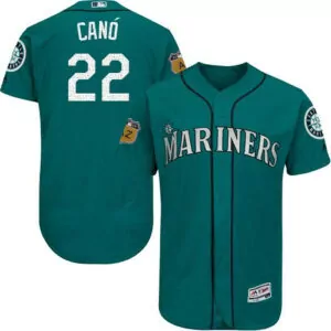 Personalized Seattle mariners 22 robinson cano green 2017 spring training flexbase jersey 7604
