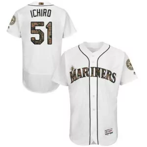 Personalized Seattle mariners 51 ichiro suzuki white flexbase collection 2016 memorial day stitched jersey 4360