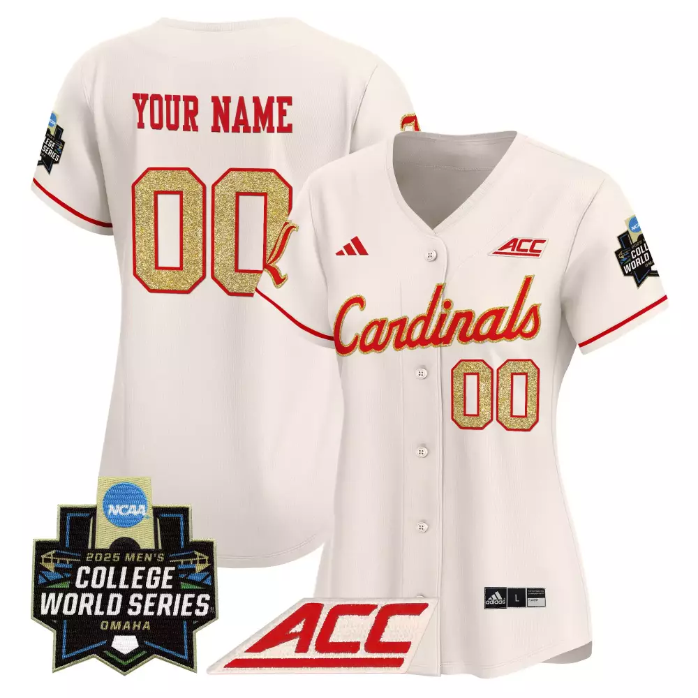 2025 Cardinals Women's White Vapor Jersey | Stitched Custom Name | Fan Gear for Game Day | For Men, Women & Youth