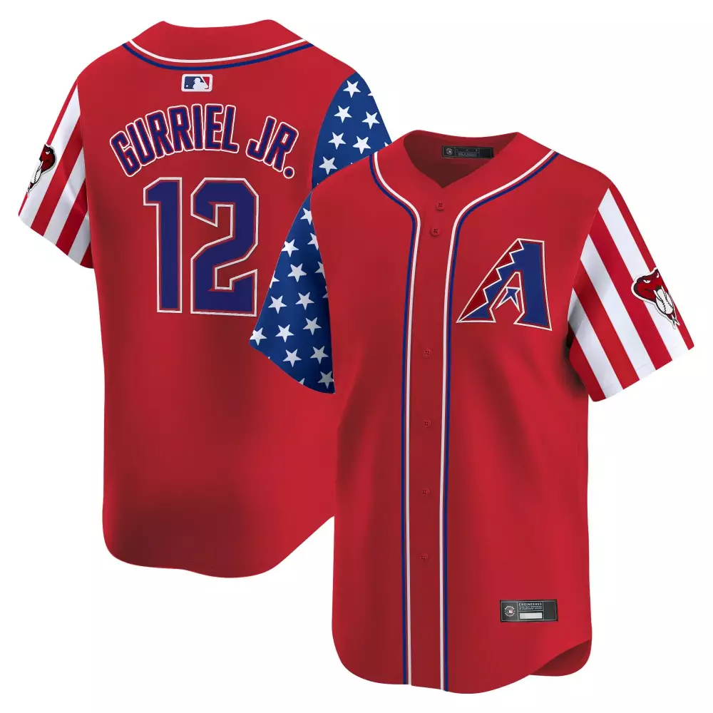 Gurriel Jr. 12 Arizona Diamondbacks Red Vapor Jersey | 2023 Stitched Embroidered Style | For Men, Women & Youth