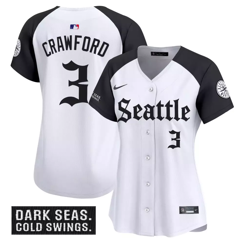 Crawford Mariners 2023 Women's Vapor Jersey | Dark Seas Edition Stitched | Trendy Fan Gear for Men, Women & Youth