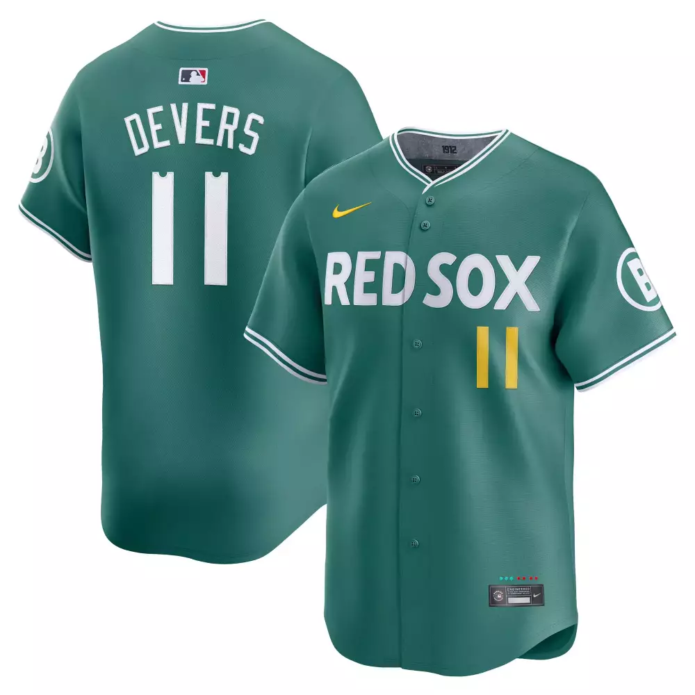 Devers 11 Boston Red Sox Men's Red Vapor Jersey with Independence Day Patch 2025 | Game Day Outfit | For Men, Women & Youth