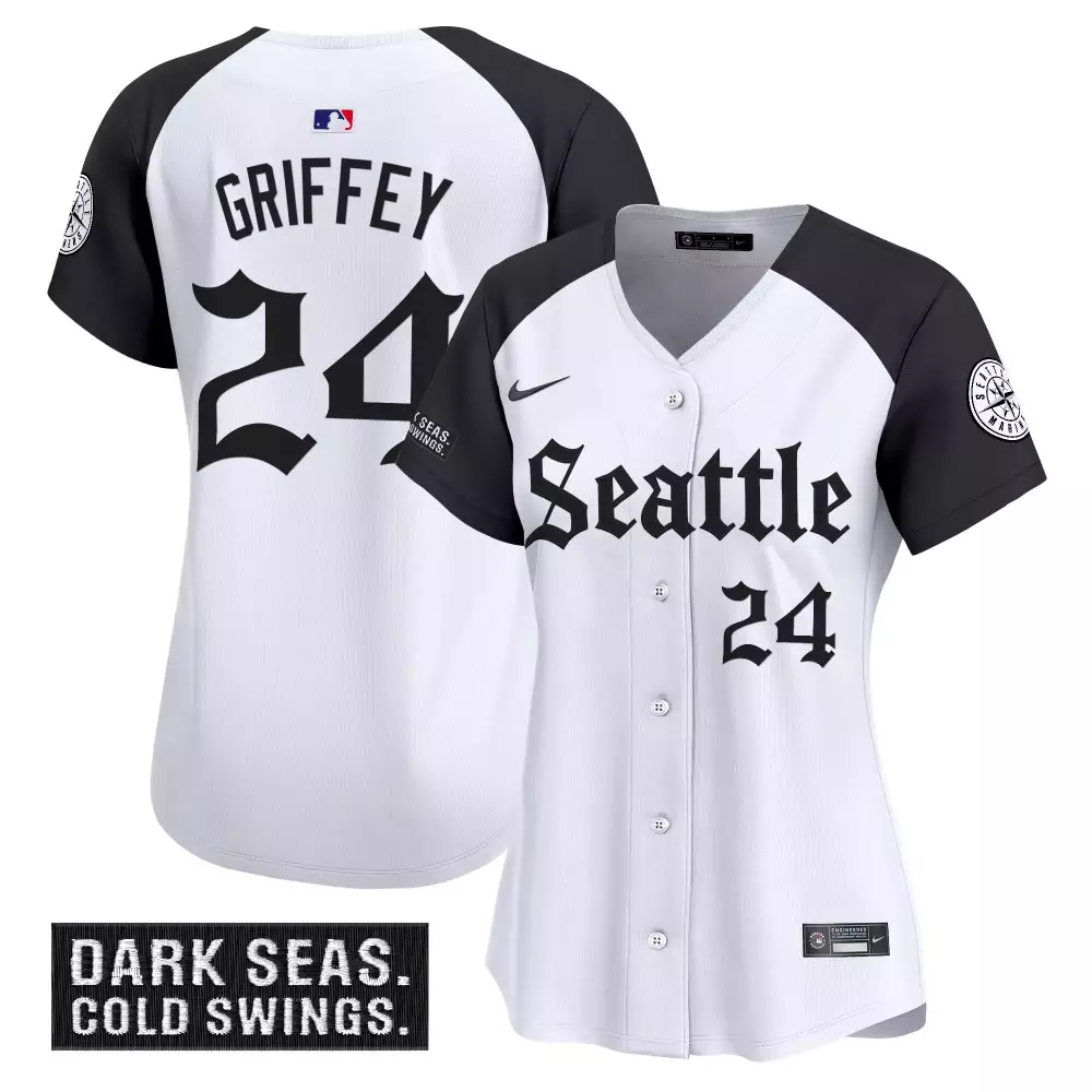 Griffey 24 Seattle Mariners 2023 Women's Stitched Vapor Jersey | Dark Seas Edition | Limited Edition Fan Gear | For Women & Youth