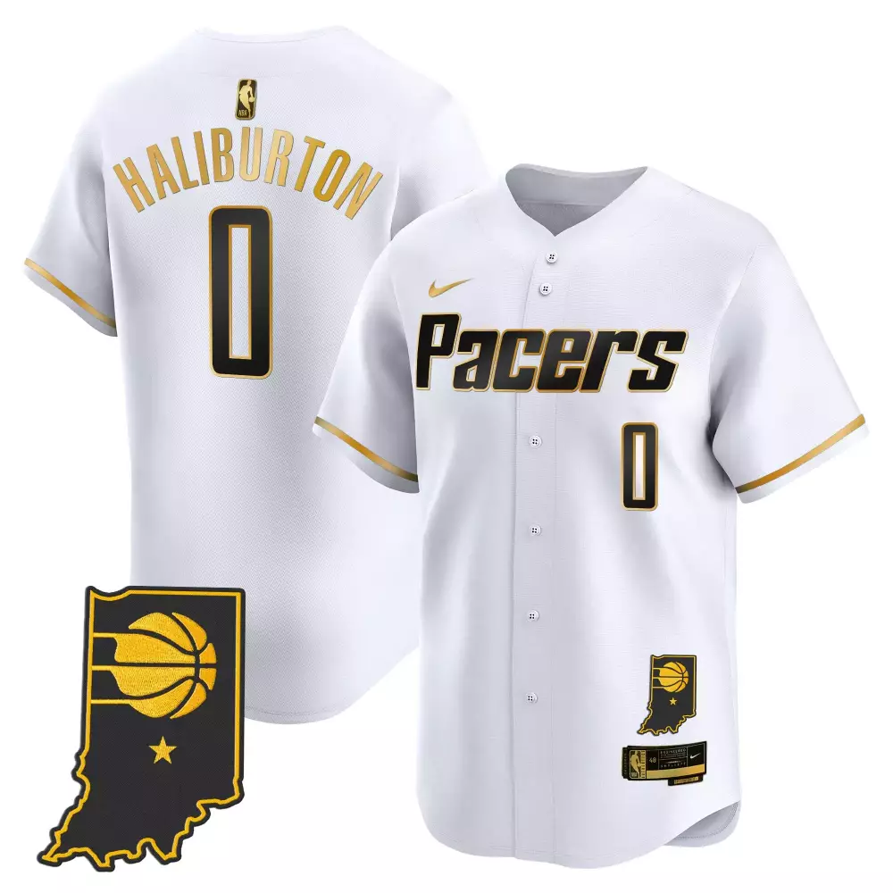 Haliburton Indiana Pacers 2023 White Vapor Jersey | Stitched Embroidered Fan Gear | Perfect for Game Day | For Men, Women & Youth