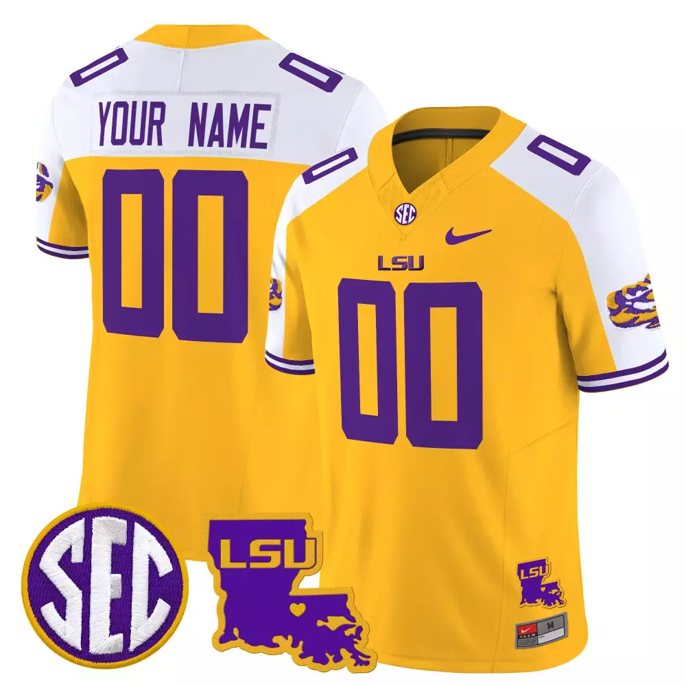LSU Tigers 2023 Women’s White All Stitched Jersey | Name Patch | For Men, Women & You