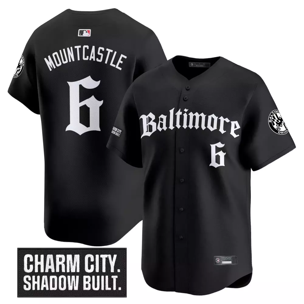 Mountcastle 6 Baltimore Orioles 2023 Stitched Vapor Jersey | White Charm City Patch Fan Gear for Men, Women & Youth