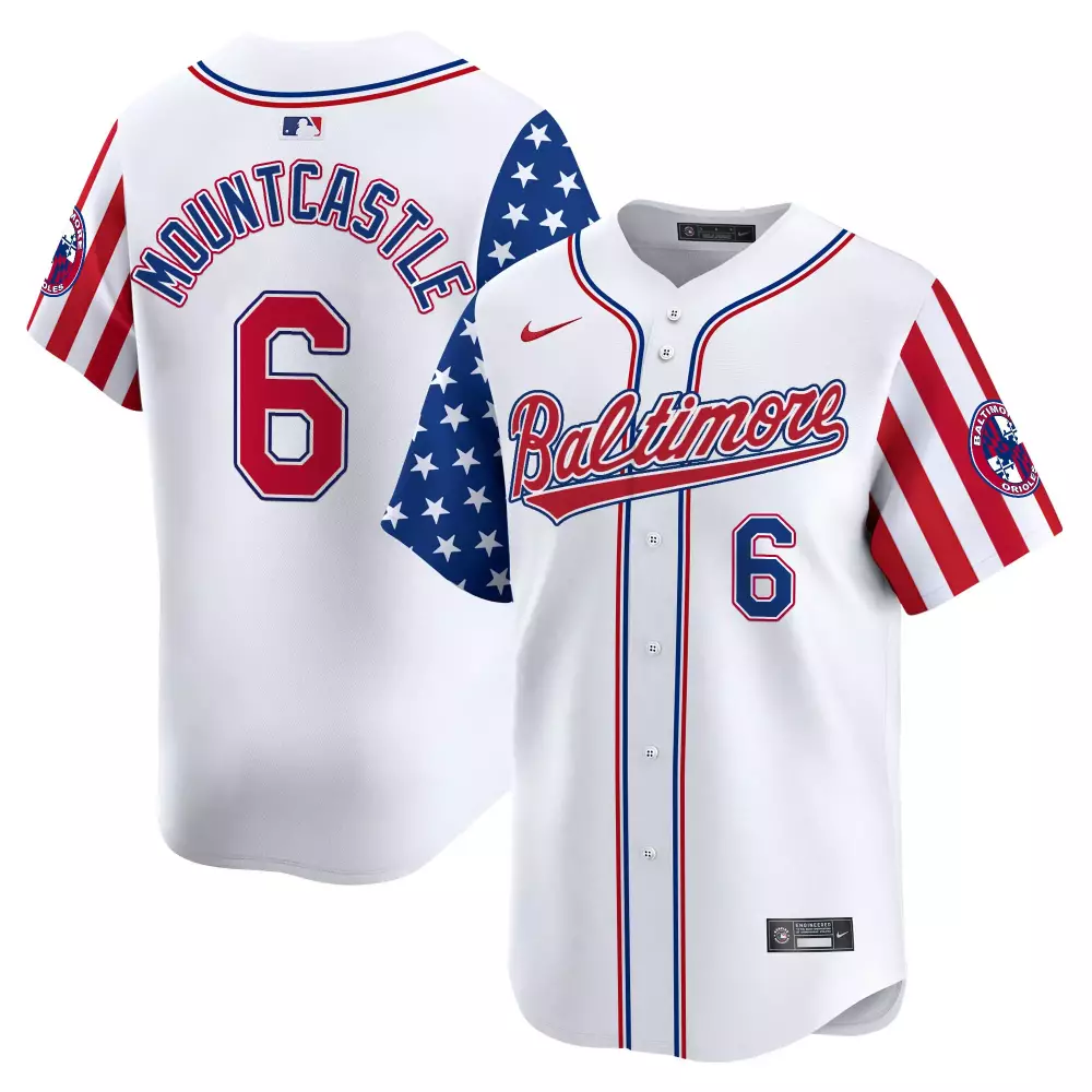 Mountcastle 6 Baltimore Orioles Independence Day 2025 Stitched Vapor Jersey | Blue Fan Gear for Men, Women & Youth