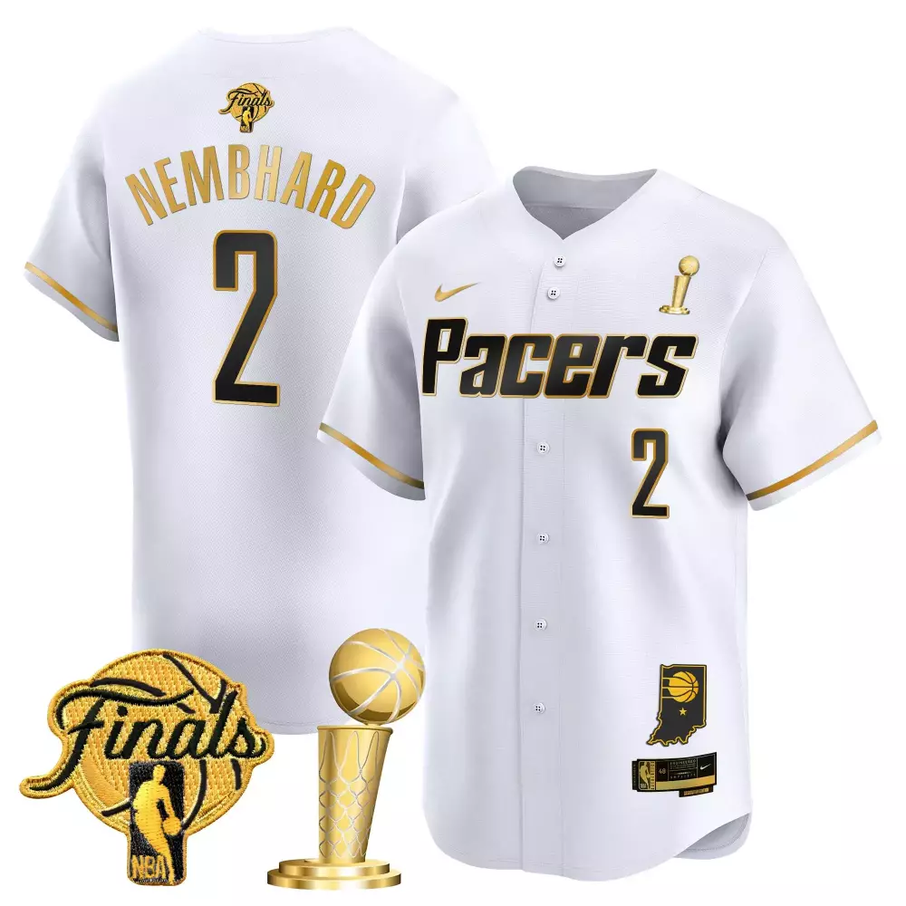 Nembhard 2 Indiana Pacers Vapor Stitched Jersey | Navy Finals 2025 | Limited Edition Fan Gear for Men, Women & Youth
