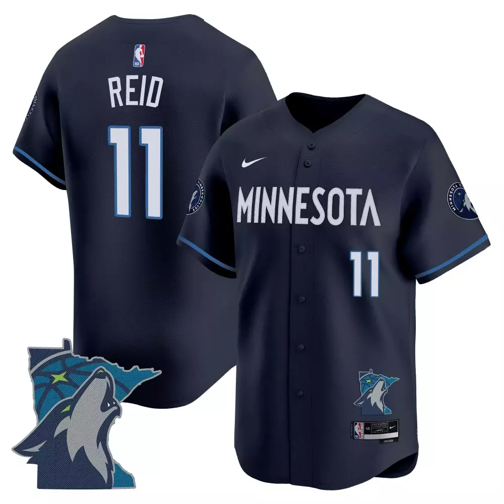 Reid 11 Minnesota Timberwolves White Vapor Jersey | Men’s Stitched with Embroidered Patch | 2025 | For Men, Women & You