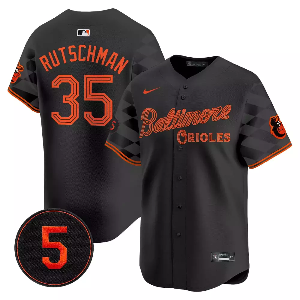 Rutschman 35 Baltimore Orioles 2023 Cream Stitched Vapor Jersey | Limited Patch | Game Day Outfit | For Men, Women & Youth