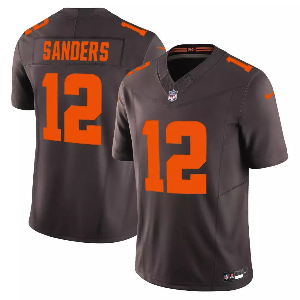 Sanders 12 Cleveland Browns 1946 Vapor Jersey | Brown Limited Edition | Fan Gear for Men, Women & Youth