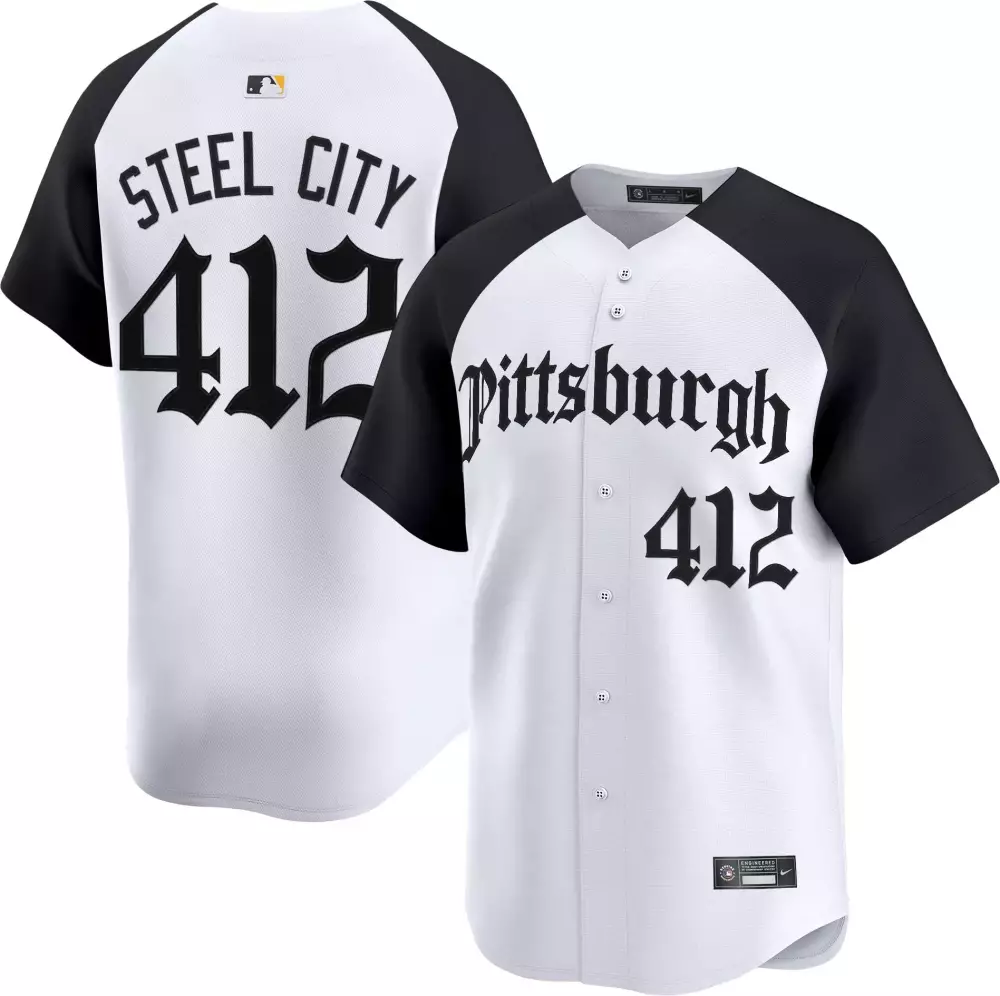 Steel City 412 Vapor Jersey | Pittsburgh Pirates Men's Stitched Jersey 2023 Edition | Fan Gear for Men, Women & Youth
