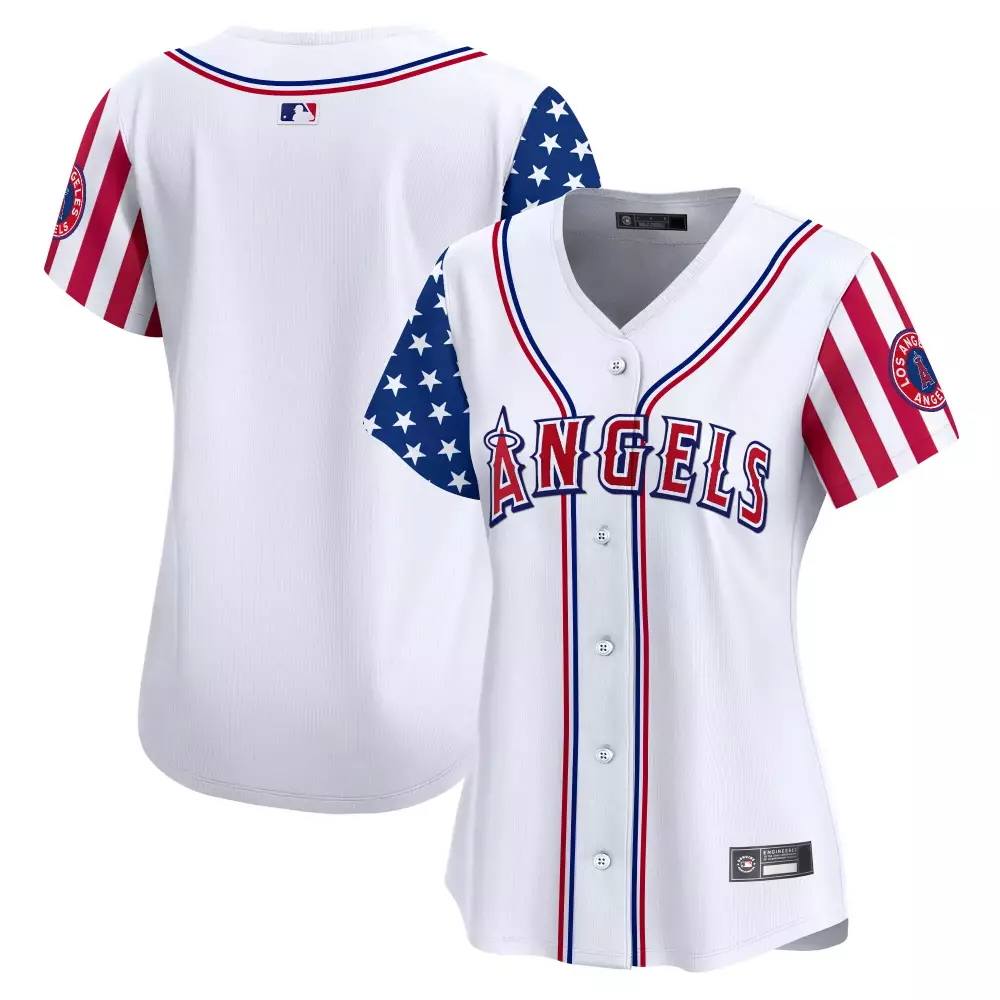 Los Angeles Angels Women's 2025 Independence Day Jersey | Stitched Vapor Design | Fan Gear for All | For Men, Women & Youth