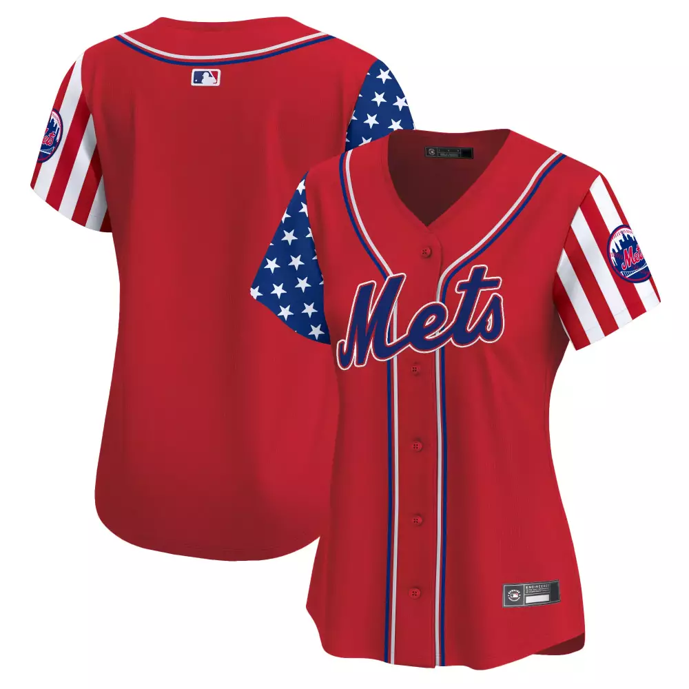 2025 Independence Day New York Mets Women's Jersey | Vapor Stitched Edition | Celebrate in Style | For Men, Women & Youth
