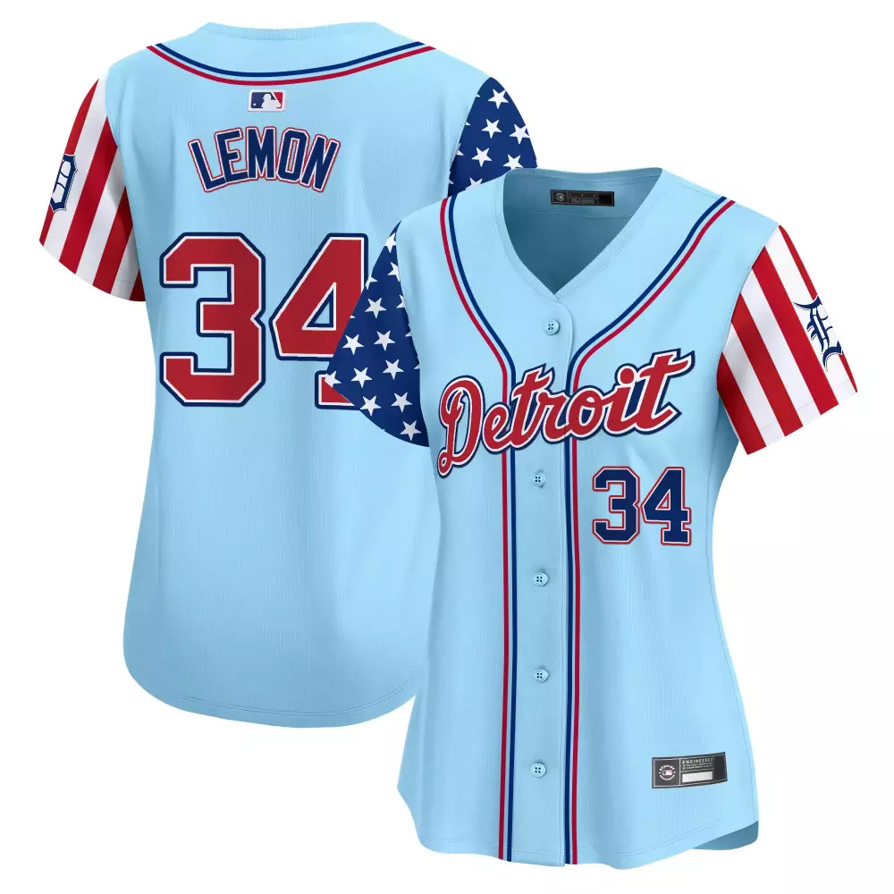 Detroit Tigers 2025 Independence Day Vapor Premier Jersey | Women's Limited Edition Fan Gear | For Men, Women & Youth