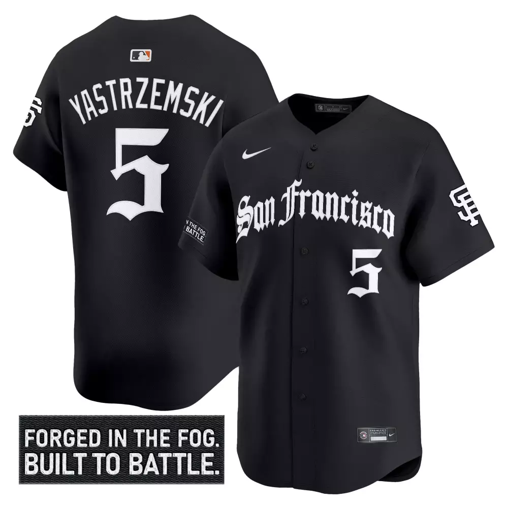 Yastrzemski 5 San Francisco Giants 2023 Edition Jersey | Black | Vapor Fan Gear | For Men, Women & Youth