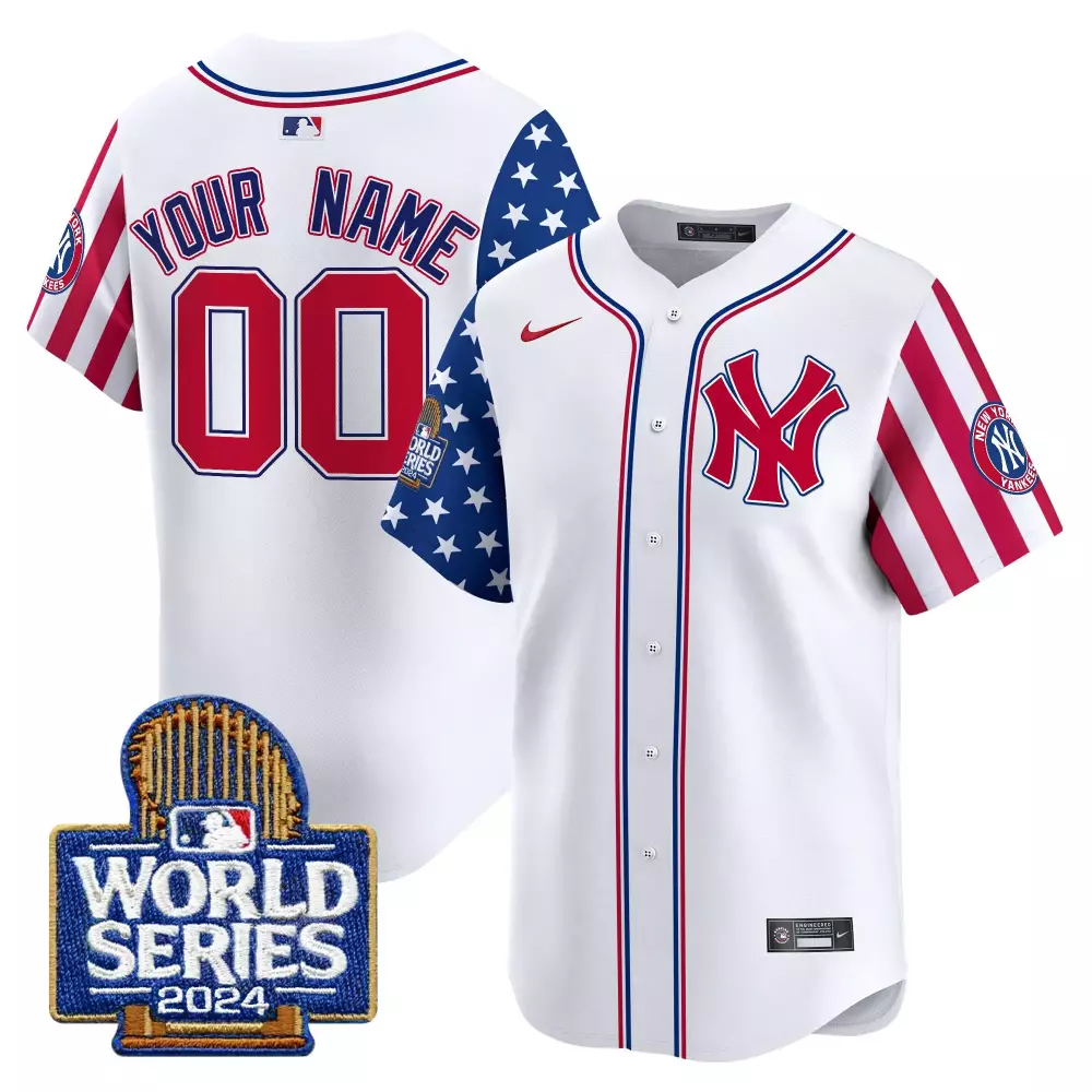 Your Name 00 Men's Vapor Jersey Yankees Black 2024 World Series Stitched Patch | For Men, Women & Youth