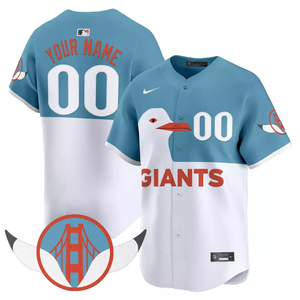 Your Name 00 San Francisco Giants 2025 Vapor Premier Jersey | Blue and White Limited Edition Fan Gear | For Men, Women & Youth