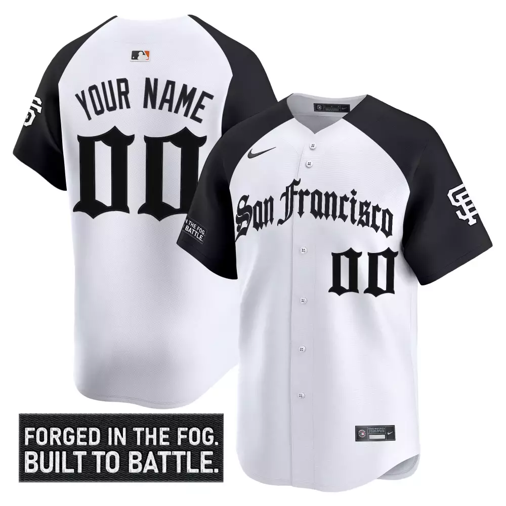 Your Name 00 San Francisco Giants Men's Vapor Jersey | Forged in the Fog Edition 2023 | For Men, Women & Youth