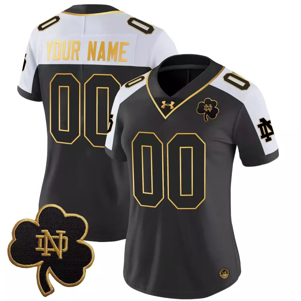 Notre Dame Fighting Irish 2025 Women’s Stitched Vapor Jersey | Gold Limited Edition | For Wom