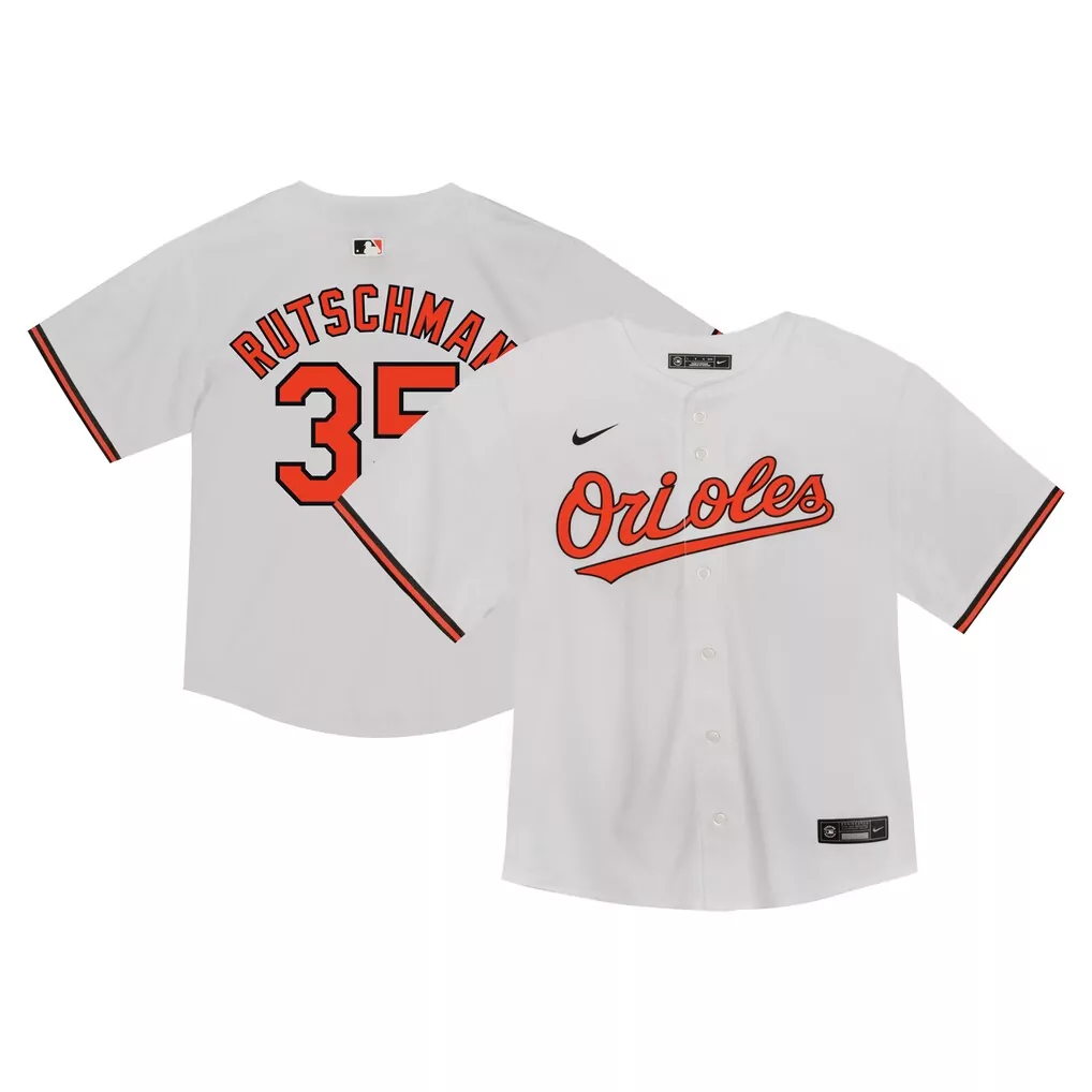 Adley Rutschman Baltimore Orioles Nike Toddler Game Jersey | White | Perfect Fan Gear for Men, Women & Youth