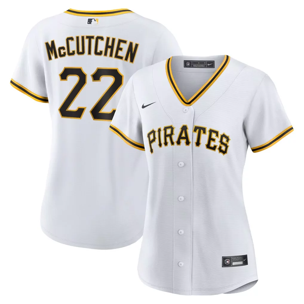 Andrew McCutchen Pittsburgh Pirates Nike Women's Home Replica Player Jersey | White | Fan Gear for Men, Women & Youth