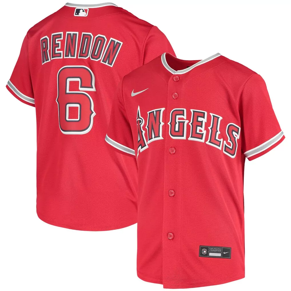 Anthony Rendon Los Angeles Angels Nike Youth Alternate Replica Player Jersey | Red | For Men, Women & Youth