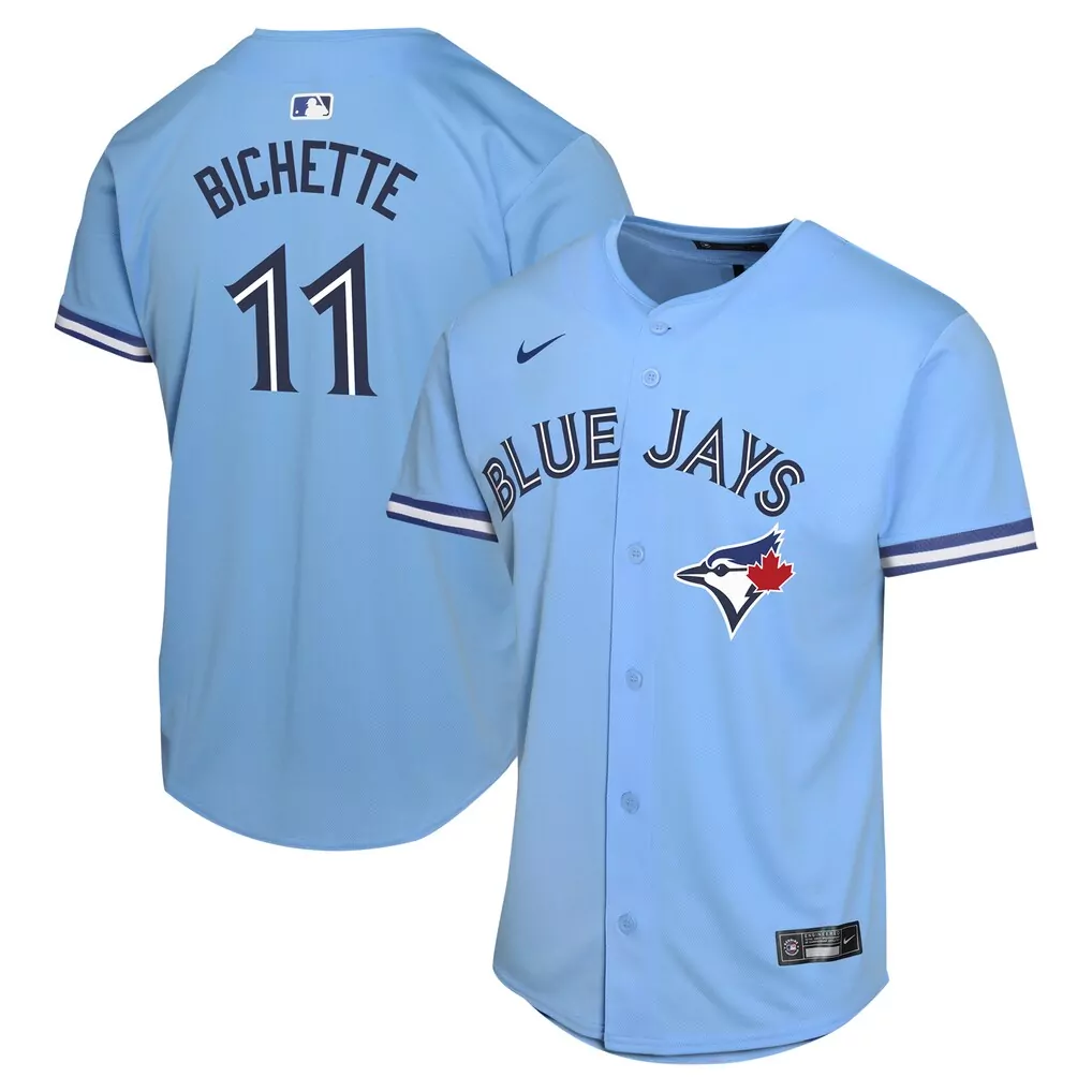 Bo Bichette Toronto Blue Jays Nike Youth Alternate Player Game Jersey | Powder Blue | For Youth & Kids
