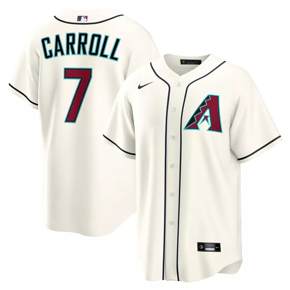 Corbin Carroll Arizona Diamondbacks Nike Home Replica Jersey | Cream | Fan Gear for Men, Women & Youth