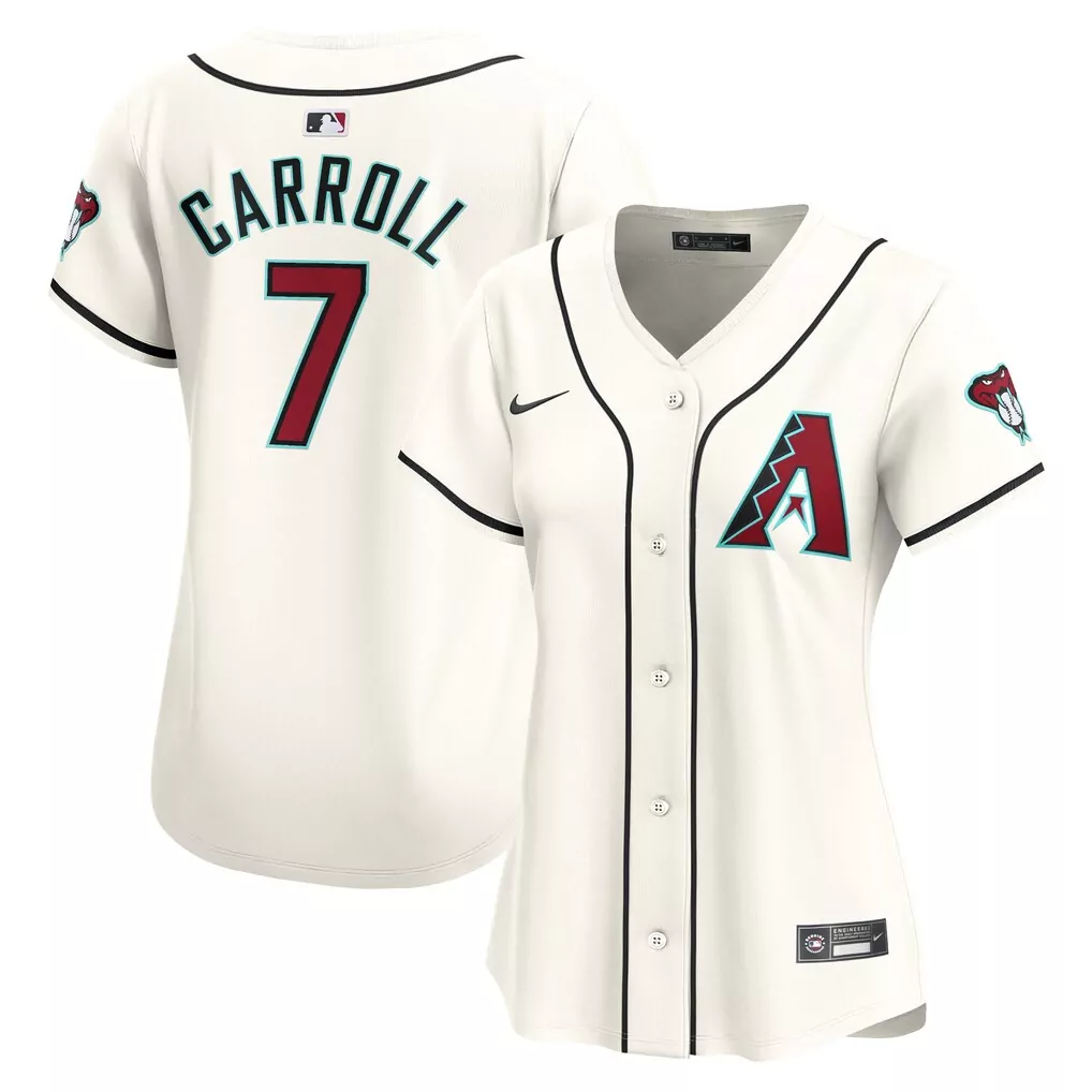 Corbin Carroll Arizona Diamondbacks Nike Women's Home Limited Player Jersey | White | Limited Edition Fan Gear for Women & Youth