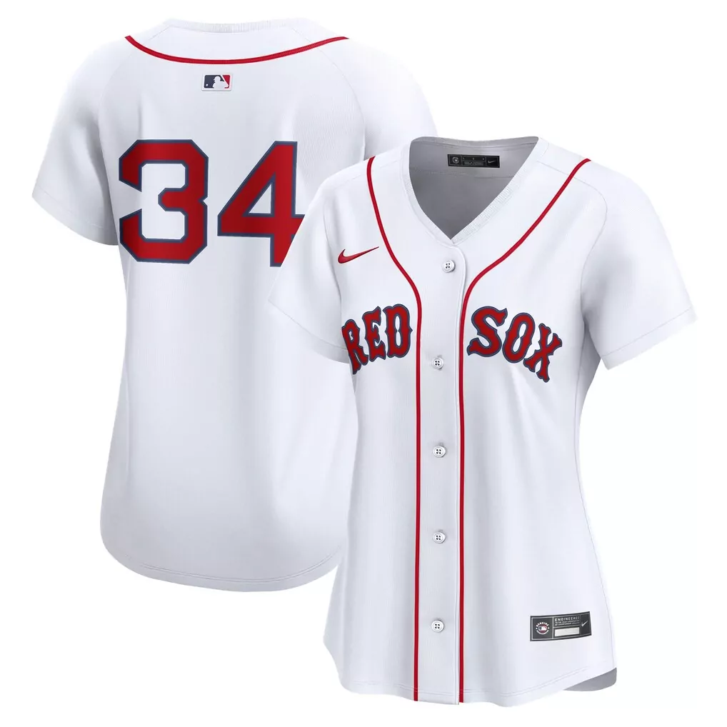David Ortiz Boston Red Sox Nike Women's Home Limited Player Jersey | Classic White Design | Fan Gear | For Women