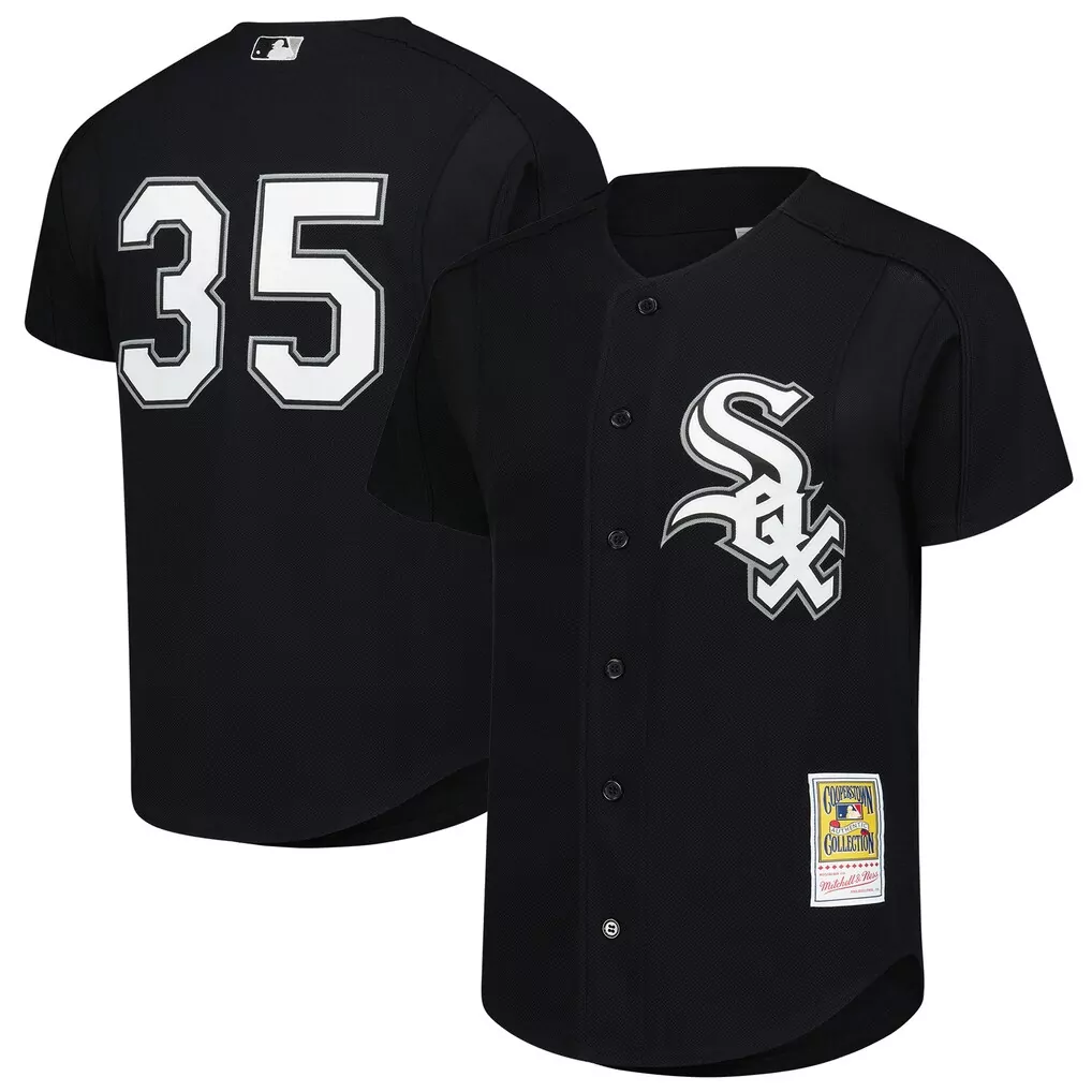 Frank Thomas Chicago White Sox Mitchell & Ness Authentic Batting Practice Jersey | Black | For Men, Women & Youth