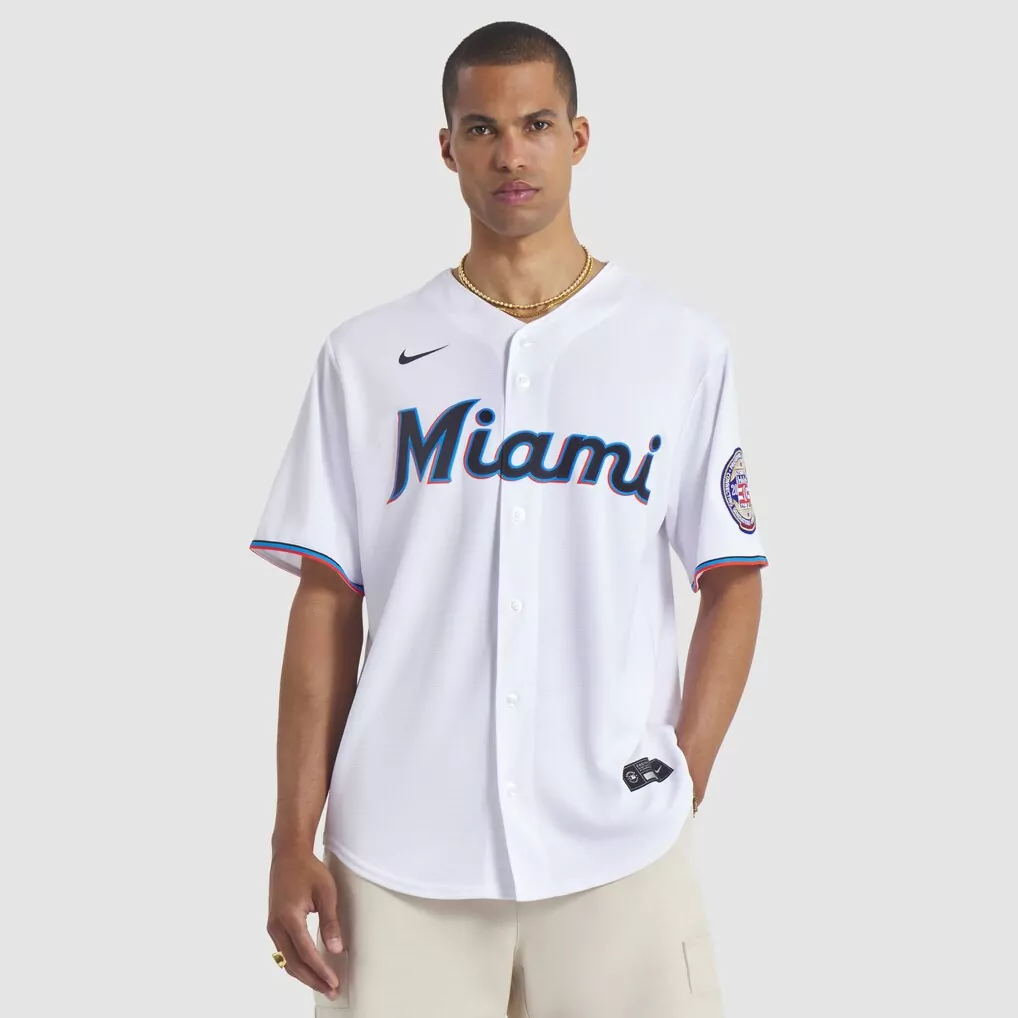 Ichiro Suzuki Miami Marlins 2025 Replica Jersey | Hall of Fame Edition | White | Fan Gear for Men, Women & Youth