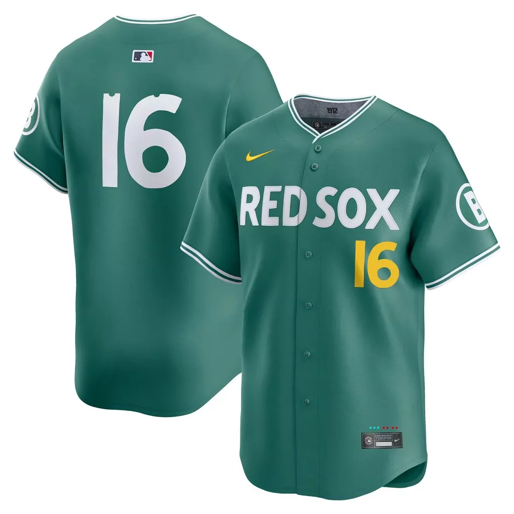 Jarren Duran Boston Red Sox Nike 2025 City Connect Limited Player Jersey | Green Stitched Fan Gear | For Men, Women & Youth