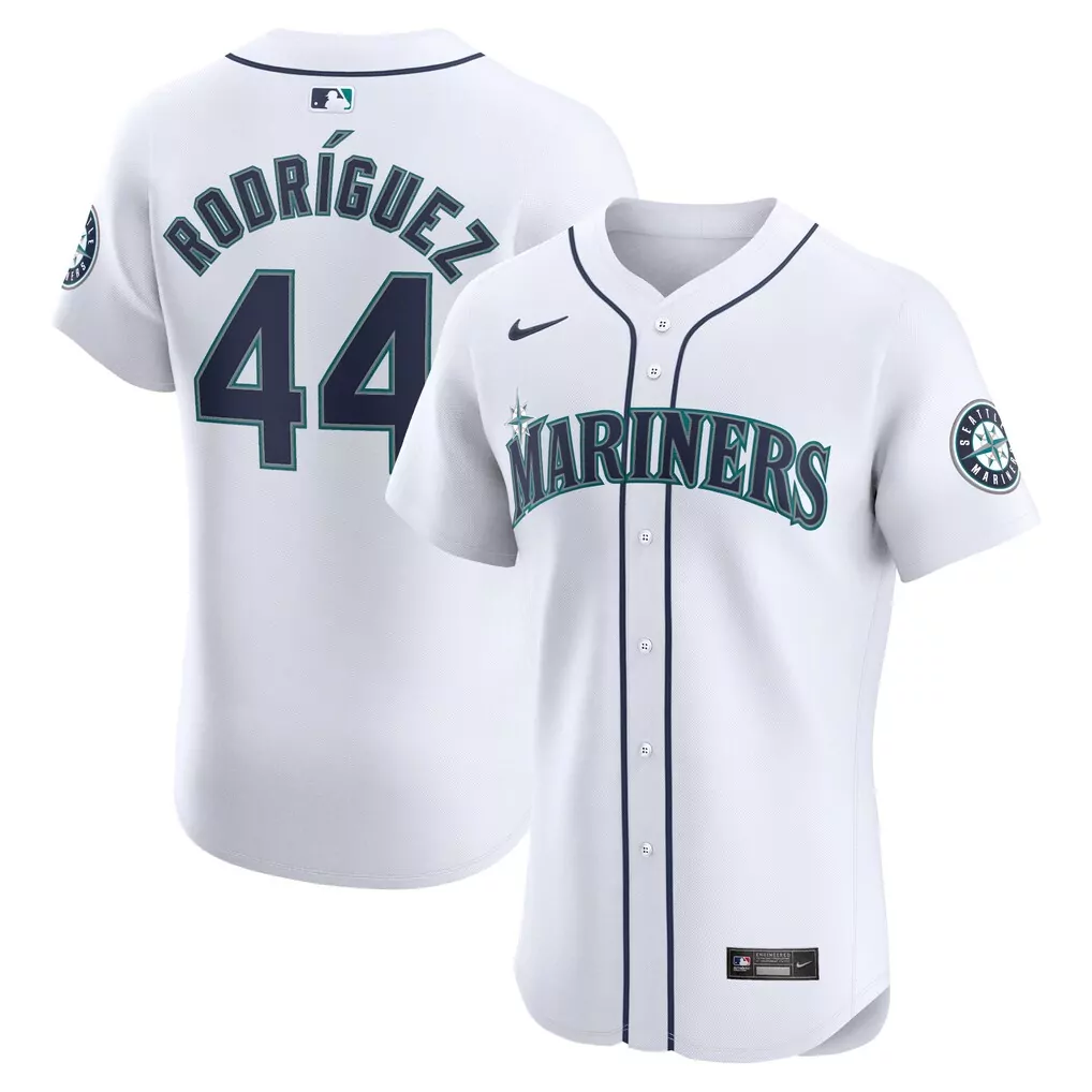 Rodriguez Seattle Mariners Nike Home Elite Player Jersey | White Color | For Men, Women & Youth