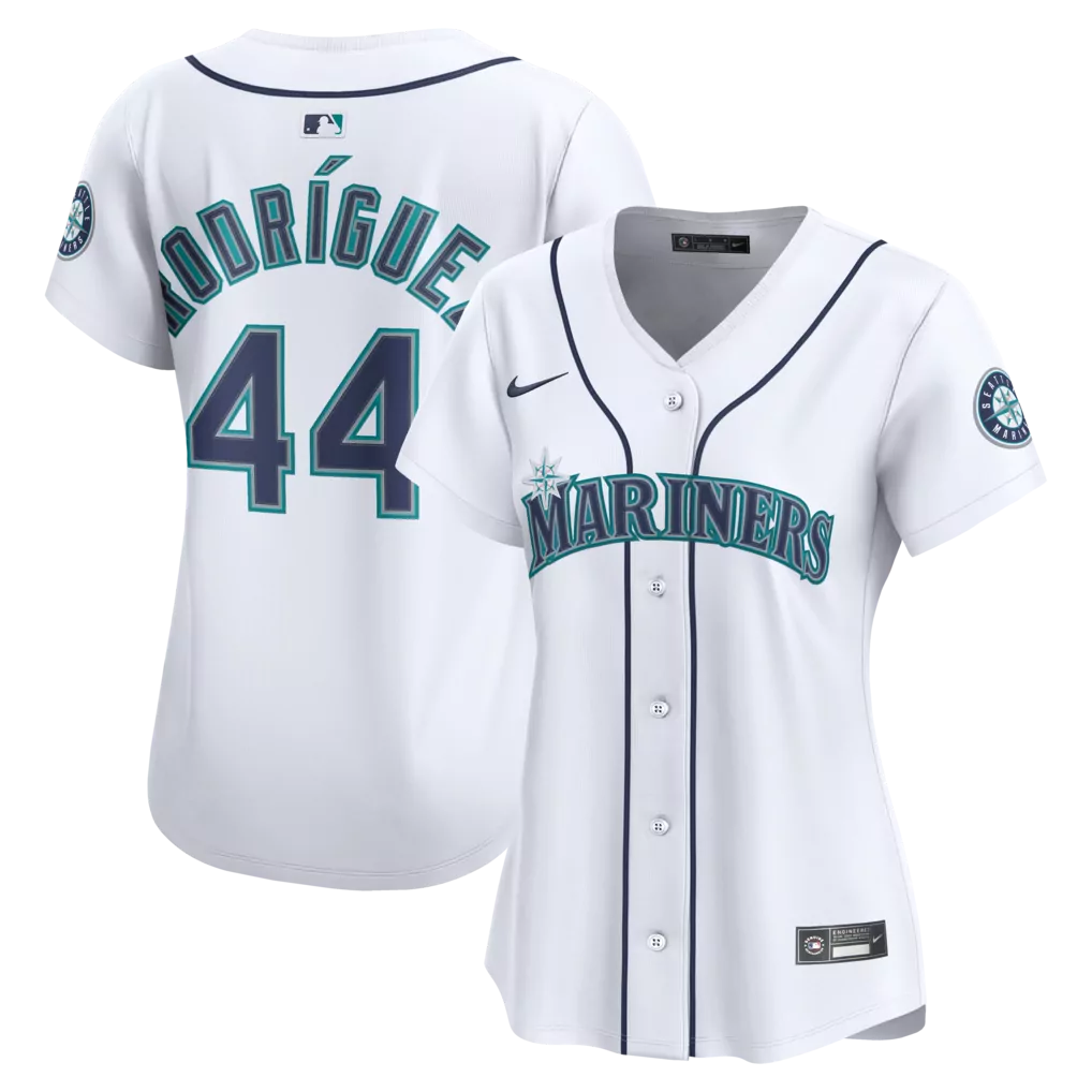 Rodriguez Seattle Mariners Nike Women's Home Limited Jersey | White Color | For Women