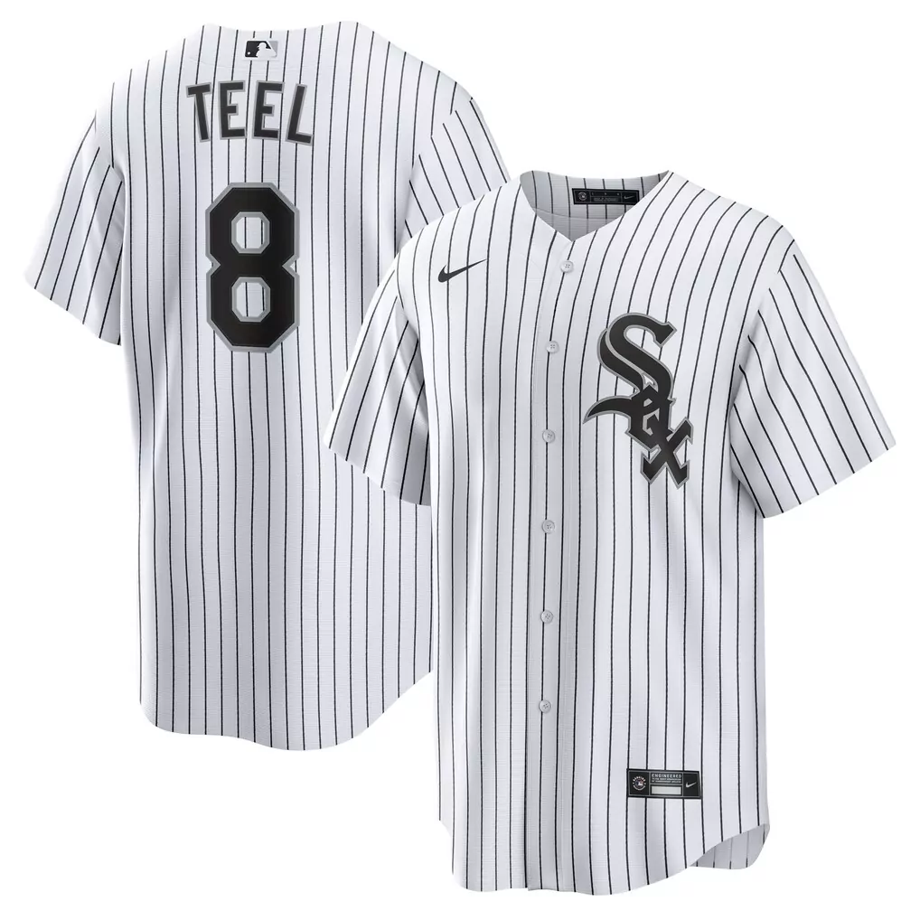 Kyle Teel Chicago White Sox Nike Home Replica Jersey | White Fan Gear for Men, Women & Youth