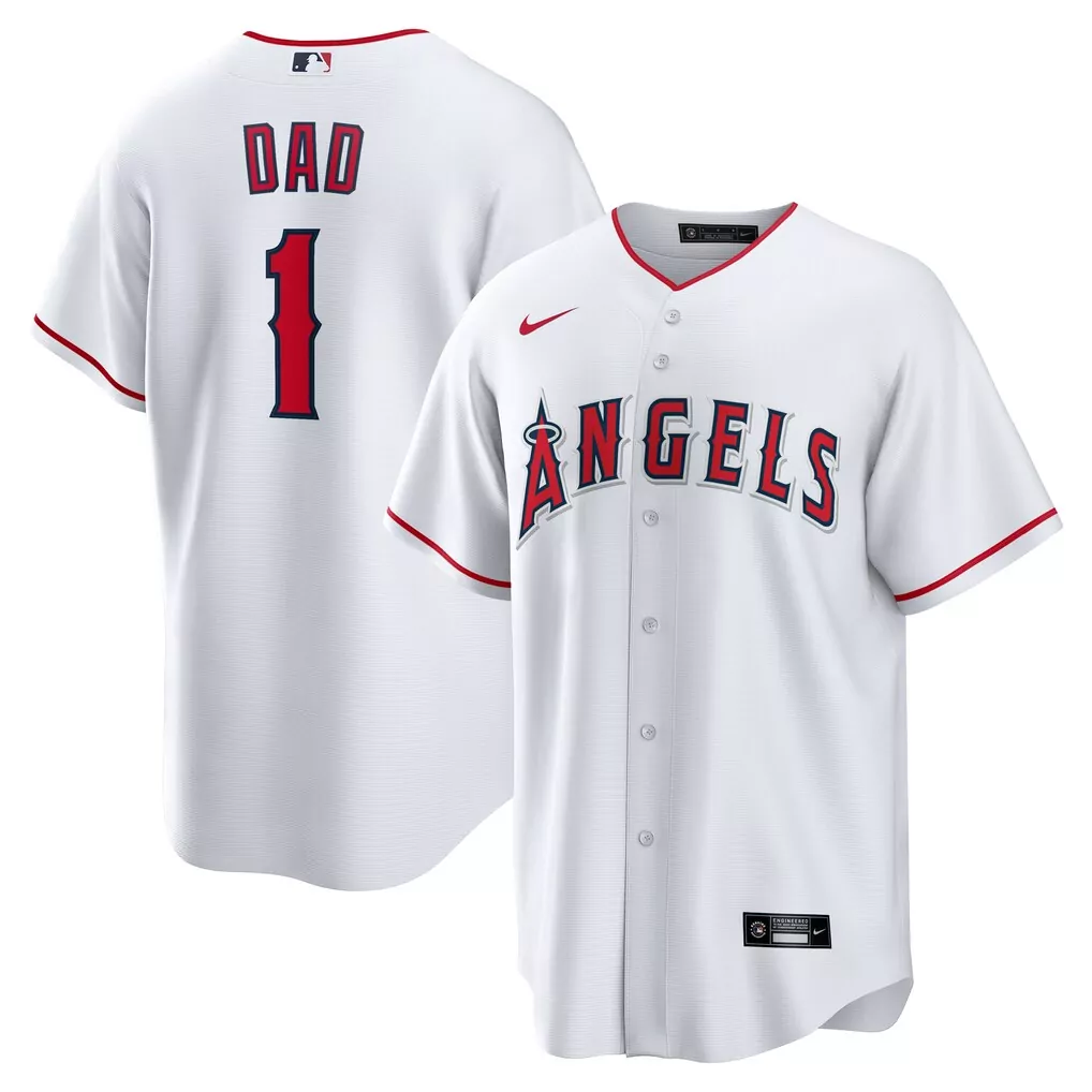 Los Angeles Angels Nike 1 Dad Home Replica Jersey | Comfortable Fan Gear | For Men, Women & Youth