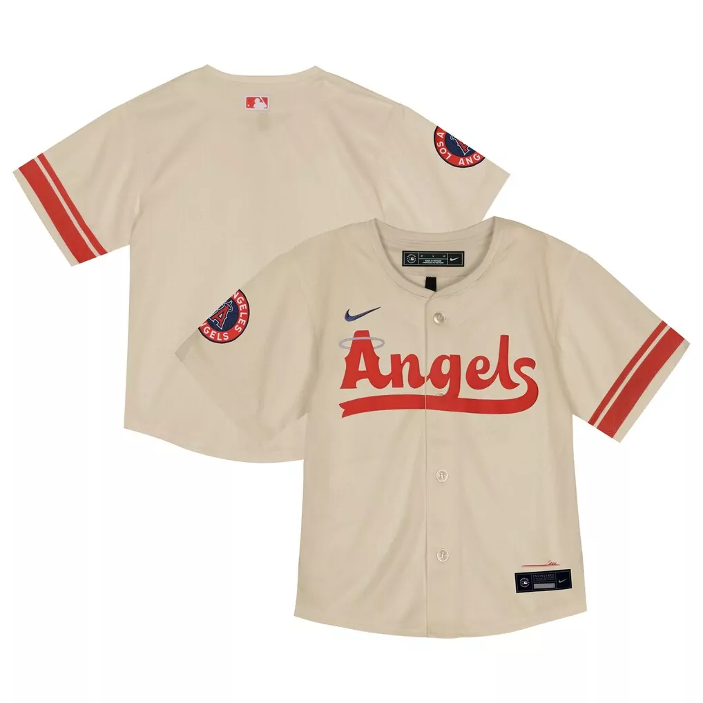 Los Angeles Angels Nike Toddler City Connect Team Limited Jersey | Natural | Fan Gear for Men, Women & Youth