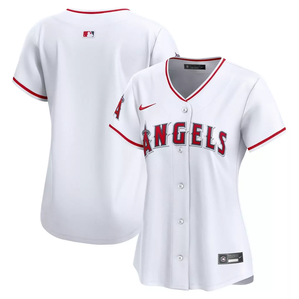 Los Angeles Angels Nike Women's Home Limited Jersey | White | Replica Fan Gear for Women & Youth