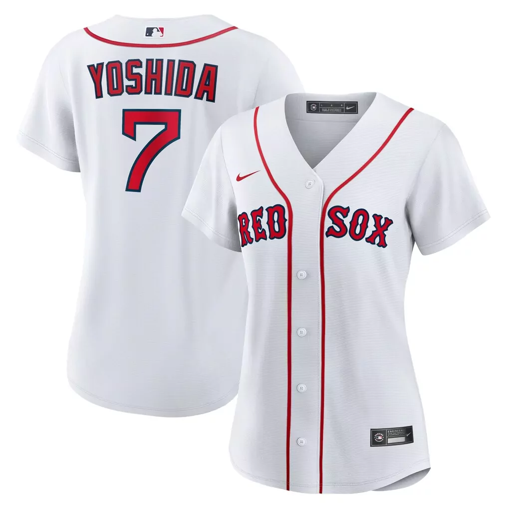 Masataka Yoshida Boston Red Sox Nike Women's Home Replica Jersey | Classic White Design | Perfect Fan Gear for Game Day | For Men, Women & Youth